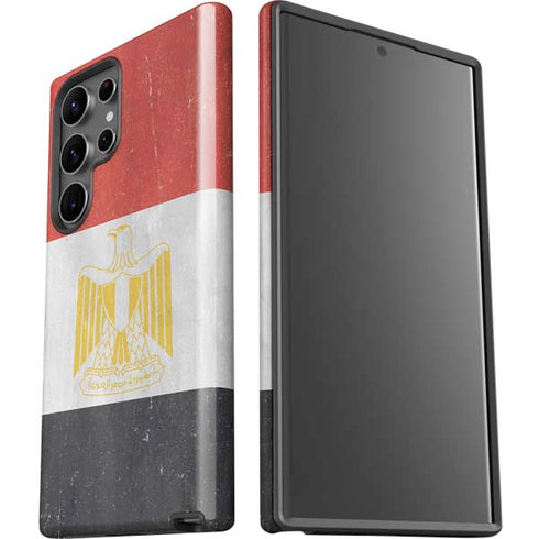Egypt Flag Distressed Galaxy S23 Ultra Pro Case