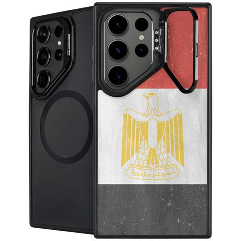 Egypt Flag Distressed Galaxy S24 Ultra Kickstand Case