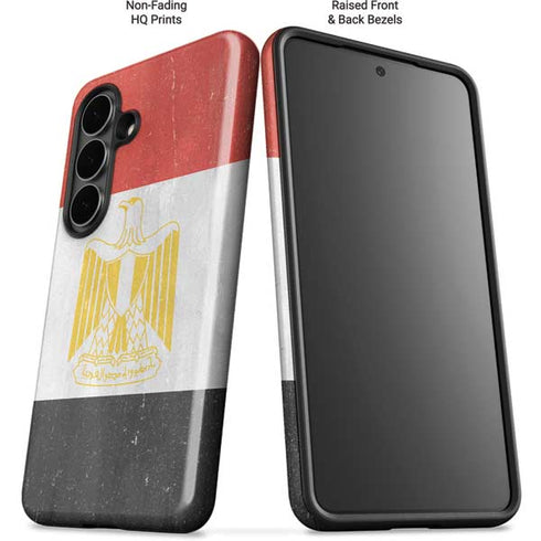 Egypt Flag Distressed Galaxy S26 Plus Impact Case