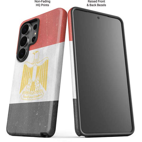 Egypt Flag Distressed Galaxy S26 Ultra Impact Case