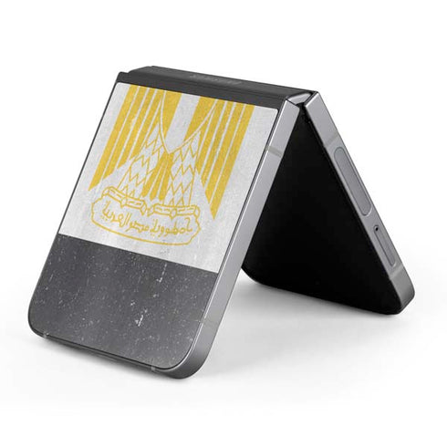 Egypt Flag Distressed Galaxy Z Flip6 Skin