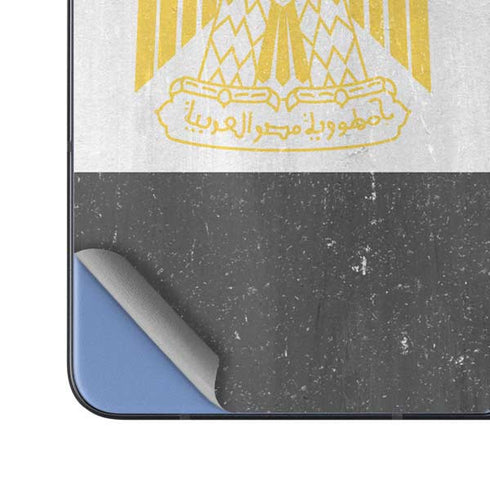 Egypt Flag Distressed Galaxy Z Fold5 5G Skin