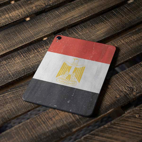 Egypt Flag Distressed Apple iPad Pro Skin