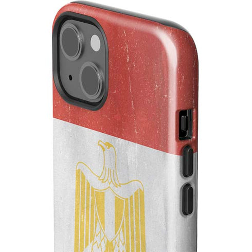 Egypt Flag Distressed iPhone 15 Impact Case