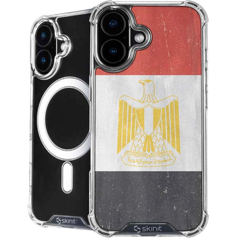 Egypt Flag Distressed iPhone 16 MagSafe Case
