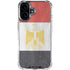 Egypt Flag Distressed iPhone 16 Plus Clear Case