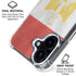 Egypt Flag Distressed iPhone 16 Plus Clear Case