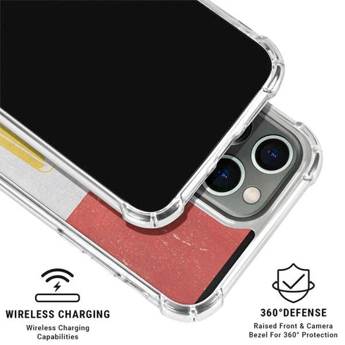 Egypt Flag Distressed iPhone 16 Pro Clear Case