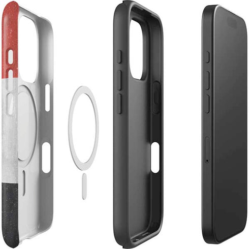 Egypt Flag Distressed iPhone 16 Pro Magsafe Impact Case