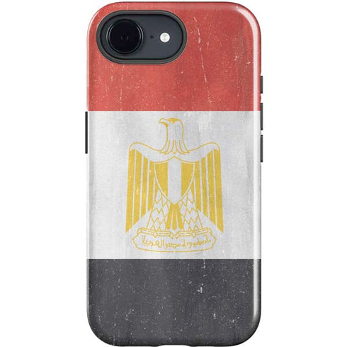 Egypt Flag Distressed iPhone 16e Impact Case