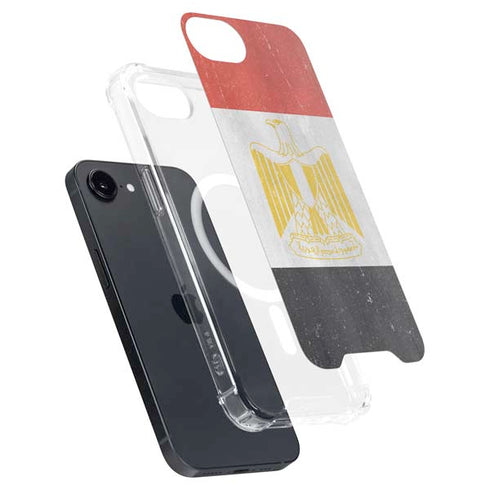Egypt Flag Distressed iPhone 16e MagSafe Case