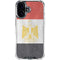Egypt Flag Distressed iPhone 17 Clear Case