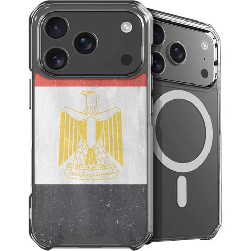 Egypt Flag Distressed iPhone 18 Pro MagSafe Case