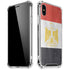 Egypt Flag Distressed iPhone X/XS Clear Case