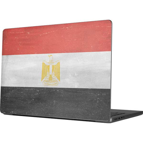 Egypt Flag Distressed Apple MacBook Pro 14-inch Skin