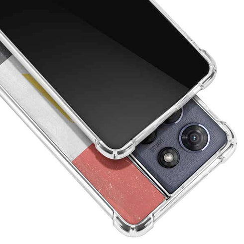 Egypt Flag Distressed Moto G Power 5G (2025) Clear Case