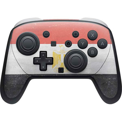Egypt Flag Distressed Nintendo Skins