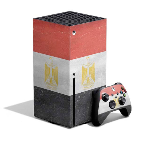 Egypt Flag Distressed Xbox Series X Skins