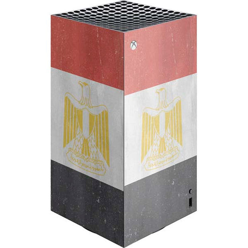 Egypt Flag Distressed XBox Series X Digital Edition Console Skin