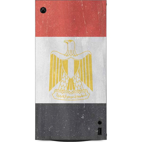 Egypt Flag Distressed XBox Series X Digital Edition Console Skin