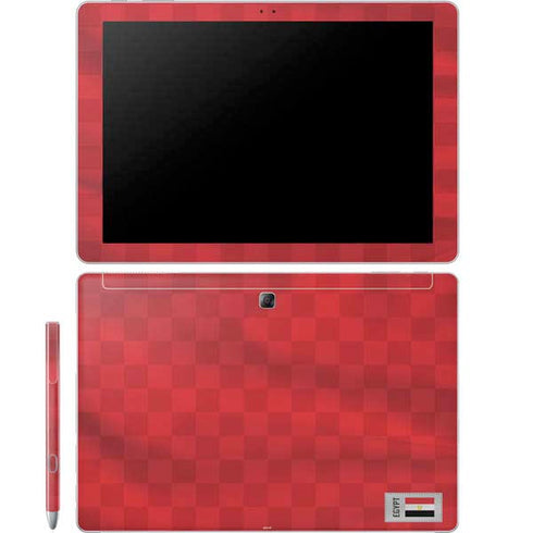 Egypt Soccer Flag Galaxy Book 12in Skin