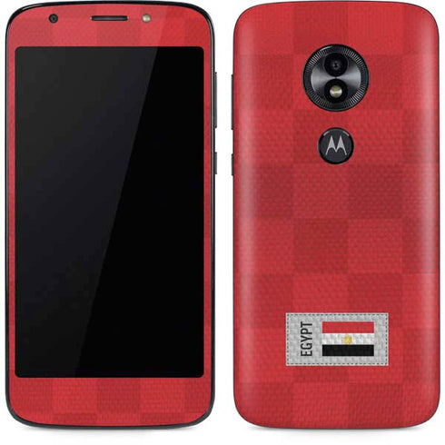 Egypt Soccer Flag Moto E5 Play Skin