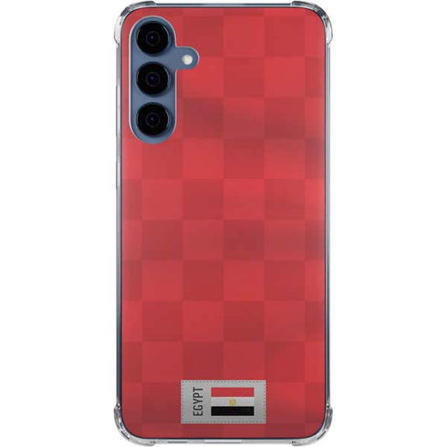 Egypt Soccer Flag Galaxy A55 5G Clear Case