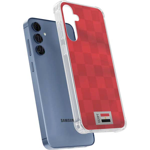 Egypt Soccer Flag Galaxy A55 5G Clear Case