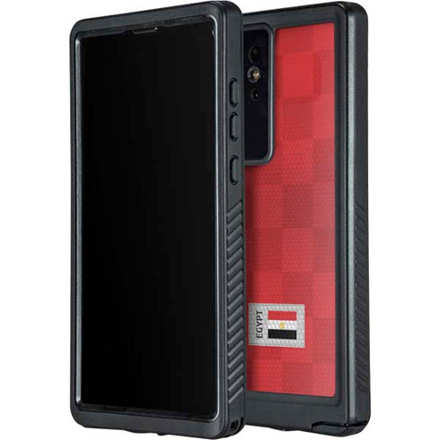 Egypt Soccer Flag Galaxy S24 Ultra Waterproof Case