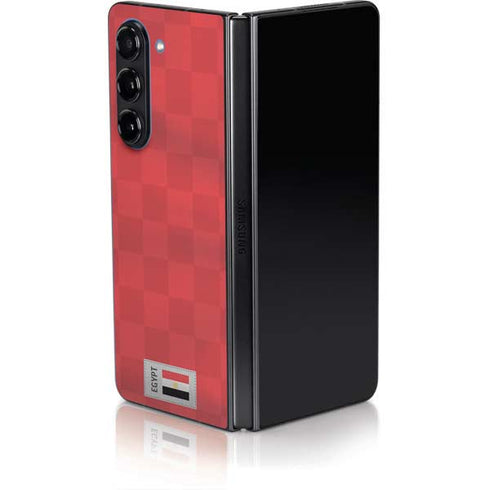 Egypt Soccer Flag Galaxy Z Fold5 5G Skin