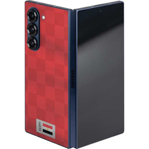 Egypt Soccer Flag Galaxy Z Fold6 Skin