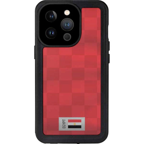 Egypt Soccer Flag iPhone 15 Pro Waterproof Case
