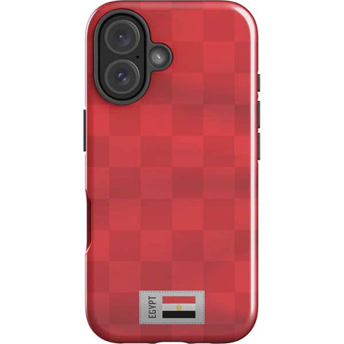 Egypt Soccer Flag iPhone 16 Plus Impact Case