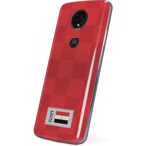 Egypt Soccer Flag Moto E5 Plus Skin