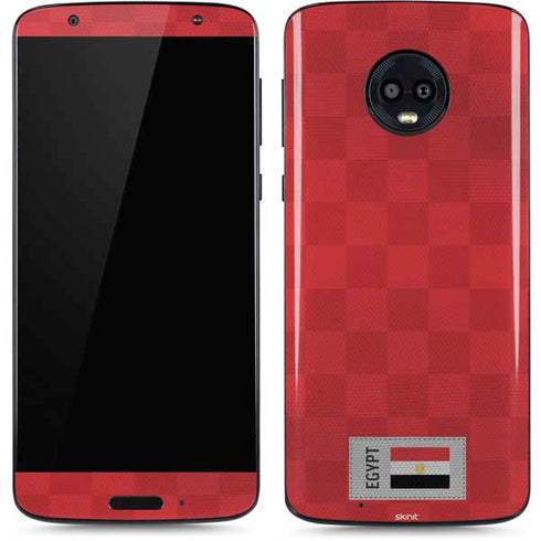 Egypt Soccer Flag Moto G6 Skin