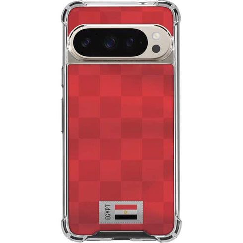 Egypt Soccer Flag Pixel 9/9 Pro Clear Case