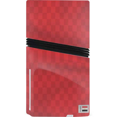 Egypt Soccer Flag PS5 Pro Disk Console Skin