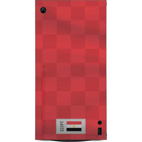 Egypt Soccer Flag XBox Series X Digital Edition Console Skin