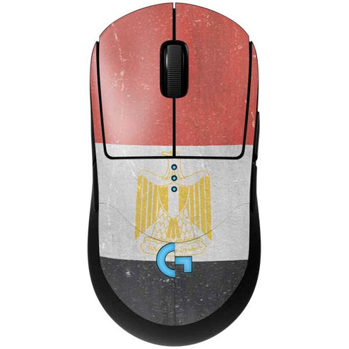 Egyptian Flag Distressed G Pro Wireless Gaming Mouse Skin