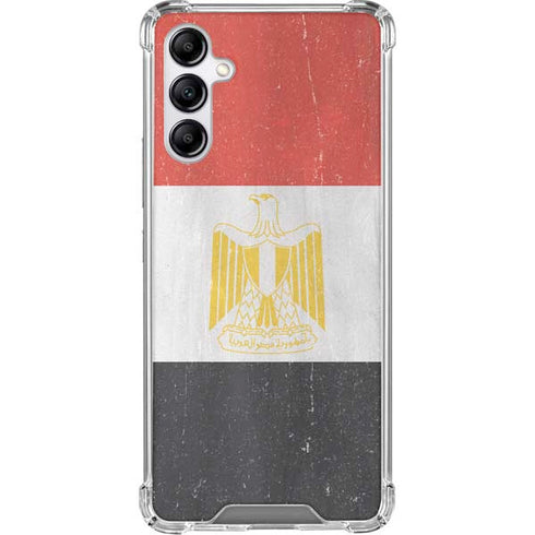 Egyptian Flag Distressed Gabb Phone 4 Clear Case