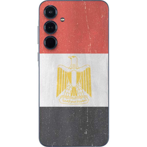 Egyptian Flag Distressed Galaxy A35 5G Skin