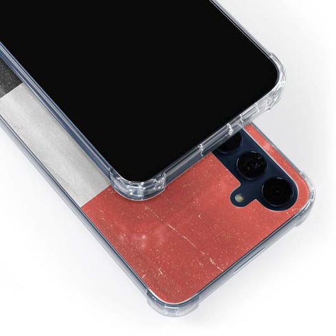 Egyptian Flag Distressed Galaxy A55 5G Clear Case