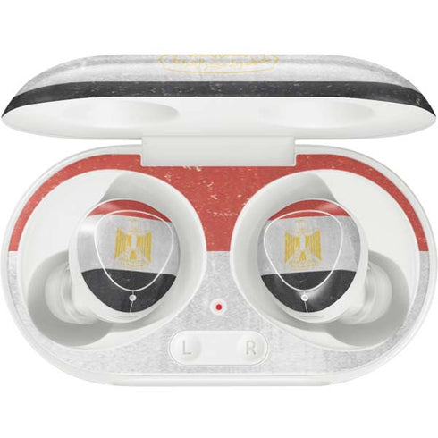 Egyptian Flag Distressed Galaxy Buds Plus Skin