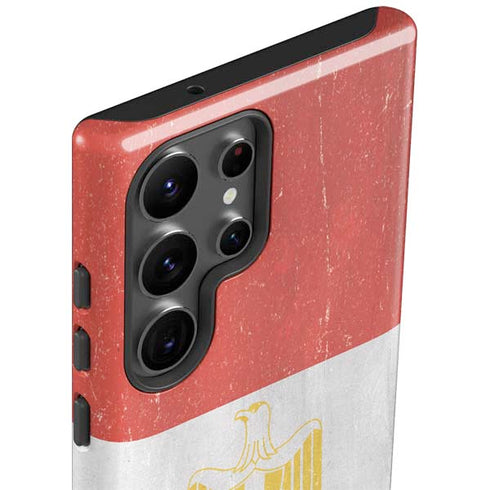 Egyptian Flag Distressed Galaxy S23 Ultra Pro Case