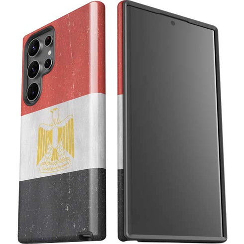 Egyptian Flag Distressed Galaxy S23 Ultra Pro Case
