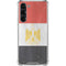 Egyptian Flag Distressed Galaxy S24 FE Clear Case