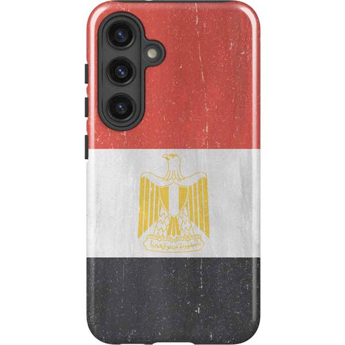 Egyptian Flag Distressed Galaxy S25 Impact Case