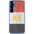 Egyptian Flag Distressed Galaxy S25 Plus Clear Case