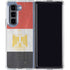 Egyptian Flag Distressed Galaxy Z Fold5 5G Clear Case