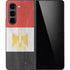 Egyptian Flag Distressed Galaxy Z Fold5 5G Skin
